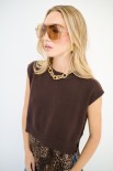 GILET PARICOLLO CON SPACCHI MORO