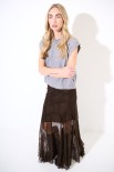 GILET MAGLIA CON ZIP GRIGIO