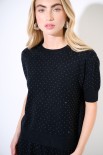 MAGLIA MEZZA MANICA NERO
