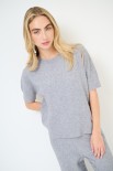 MAGLIA MEZZA MANICA GRIGIO
