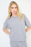 MAGLIA MEZZA MANICA GRIGIO