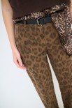 PANTALONE IMPUNTURE MACULATO MORO