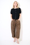PANTALONE BALLOON MACULATO MORO