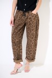 PANTALONE BALLOON MACULATO MORO