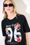T-SHIRT JERSEY STAMPA 96 NERO