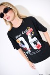 T-SHIRT JERSEY STAMPA 96 NERO