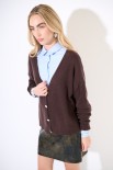 CARDIGAN BOTTONI GIOIELLO MORO