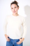 MAGLIA MOHAIR OVERSIZE PARICOLLO BURRO