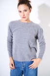 MAGLIA MOHAIR OVERSIZE PARICOLLO GRIGIO