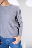 MAGLIA MOHAIR OVERSIZE PARICOLLO GRIGIO
