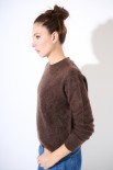 MAGLIA MOHAIR OVERSIZE PARICOLLO MORO