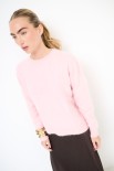 MAGLIA MOHAIR OVERSIZE PARICOLLO ROSA