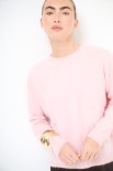 MAGLIA MOHAIR OVERSIZE PARICOLLO ROSA