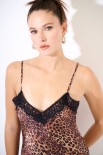 ABITO PIZZO SCOLLO NERO SPALLINE REGOLAB. MORO