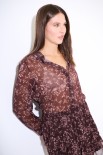 CAMICIA BASIC CON FIOCCO COLLO STAMPA MORO