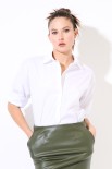 CAMICIA OVERSIZE POPELINE BIANCO
