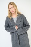 CAPPOTTO LANA 70% INTEGRALE DOPPIOPETTO GRIGIO