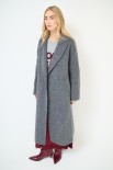 CAPPOTTO LANA 70% INTEGRALE DOPPIOPETTO GRIGIO