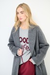 CAPPOTTO LANA 70% INTEGRALE DOPPIOPETTO GRIGIO