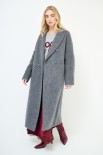 CAPPOTTO LANA 70% INTEGRALE DOPPIOPETTO GRIGIO