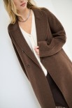 CAPPOTTO LANA 70% INTEGRALE DOPPIOPETTO MORO