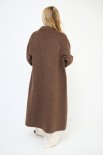 CAPPOTTO LANA 70% INTEGRALE DOPPIOPETTO MORO
