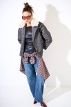 CAPPOTTO CORTO OVER COLLO PELLICCIA NERO