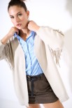 CARDIGAN GRANDE MICRO PAILLETTES BEIGE