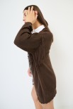 CARDIGAN GRANDE MICRO PAILLETTES MORO