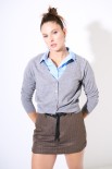 CARDIGAN SCOLLO V MISTOLANA MERINOS GRIGIO