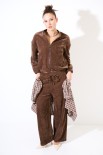 BOMBER ZIP CANNA DI FUCILE TASCA FIANCO MORO
