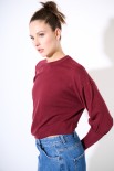 MAGLIA MANICA AMPIA VINO