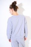 FELPA OVETTO OVERSIZE STAMPA NUMERO 26 GRIGIO