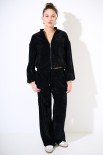 PANTALONE CON ELASTICO CON FERMANODO NERO