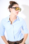 CAMICIA OXFORD CELESTE