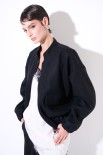 GIACCA CON ZIP CANNA DI FUCILE CON TIRA ZIP NERO