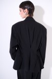 GIACCA OVER SPALLE E PINCE DT NERO