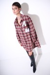 CAMICIA LUNGA OVERSIZE+ LUNGA DT E PACHT VINO