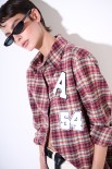 CAMICIA QUADRI CON INCRESPATURA DT E PACHT VINO