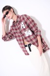 CAMICIA QUADRI CON INCRESPATURA DT E PACHT VINO