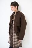 GIACCA CON ZIP CANNA DI FUCILE CON TIRA ZIP MORO