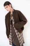 GIACCA CON ZIP CANNA DI FUCILE CON TIRA ZIP MORO