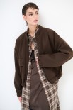 GIACCA CON ZIP CANNA DI FUCILE CON TIRA ZIP MORO