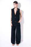 GILET + 2 SPILLE NERO