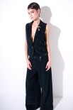 GILET + 2 SPILLE NERO