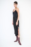 LONGUETTE RASO PIZZO NERO