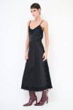 LONGUETTE RASO PIZZO NERO