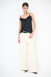 TOP RASO + PIZZO NERO