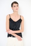 TOP RASO + PIZZO NERO