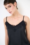 TOP RASO + PIZZO NERO